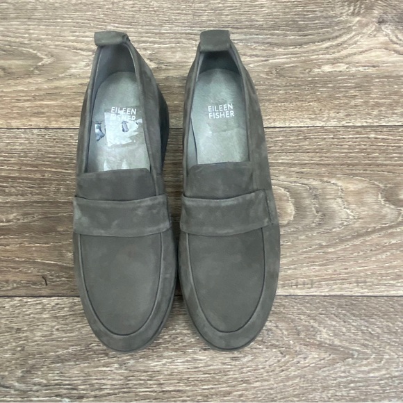 Eileen Fisher Max Platform Loafers Slip On Gray Women's US 6.5 Casual  Everyday - Picture 4 of 11